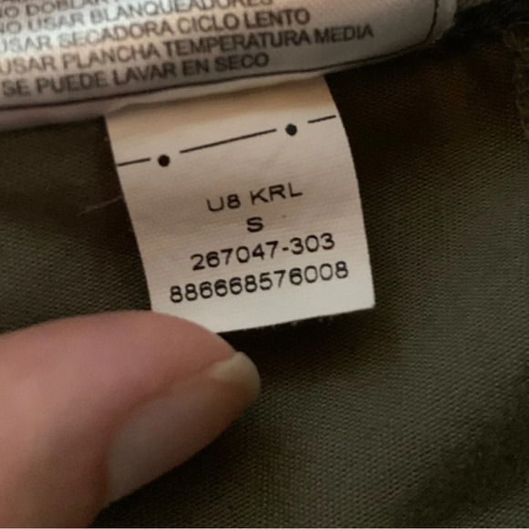 Nike Y2K Women’s Bermuda Cargo Shorts Convertible Green Size Small  100% Cotton - Picture 12 of 13